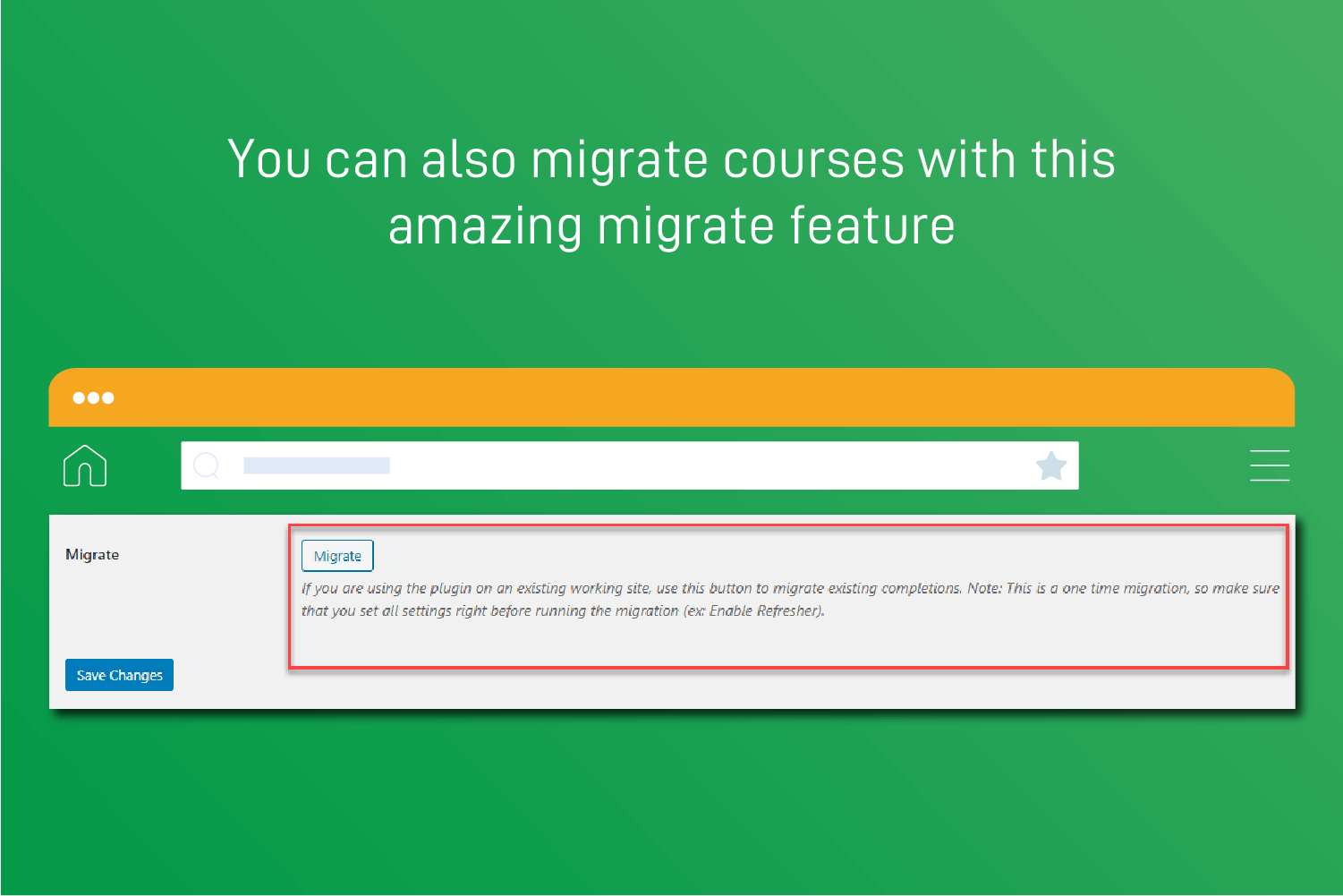Migrate Courses